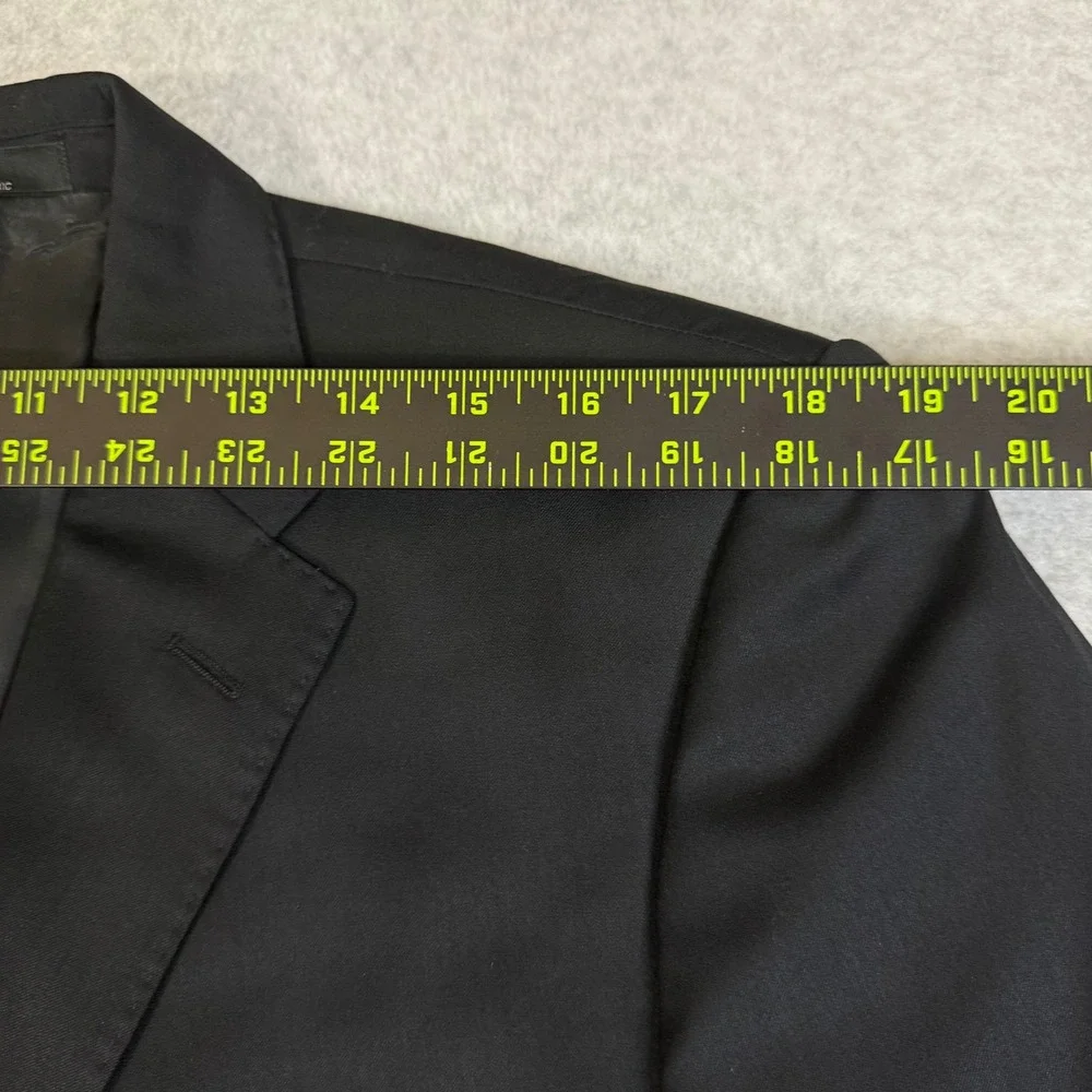 Saks Fifth Avenue BLACK Ermenegildo Zegna Wool Blazer Mens 42S Black‎ Sport Coat